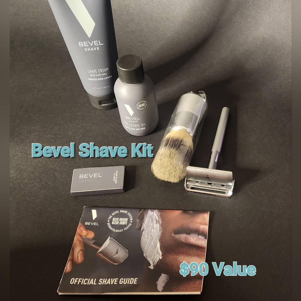 Bevel Shave kit and travel bag